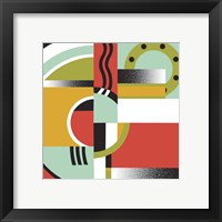 Framed 'Bauhaus 3' border=