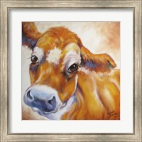 Framed My Jersey Cow Commission