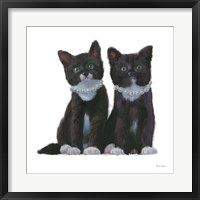 Framed Cutie Kitties IV