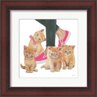 Framed Cutie Kitties I