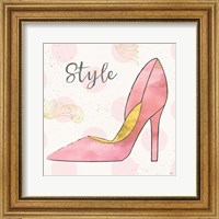 Framed Fashion Blooms I Pink