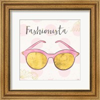 Framed Fashion Blooms IV Pink