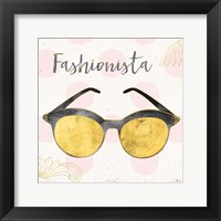 Fashion Blooms IV Black Framed Print