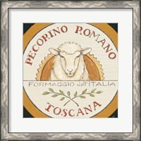 Framed 'Tuscan Flavor VII' border=