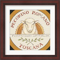 Framed 'Tuscan Flavor VII' border=