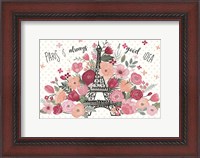 Framed Paris is Blooming I