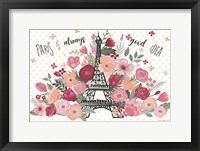 Framed Paris is Blooming I