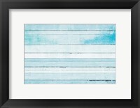 Framed Beachscape IX blue