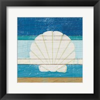 Framed 'Beachscape Shell v2' border=