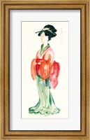 Framed Geisha I Bright Crop