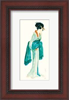 Framed Geisha II Bright Crop