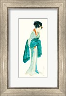 Framed Geisha II Bright Crop