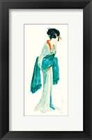 Framed Geisha II Bright Crop