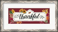 Framed Thankful IV Red