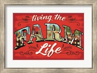 Framed Farm Life V