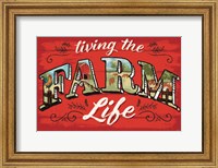 Framed Farm Life V