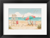 Framed Beach Time I