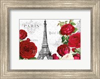 Framed Rouge Paris I