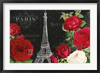 Framed Rouge Paris I Black