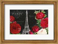 Framed Rouge Paris I Black