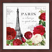 Framed Rouge Paris II