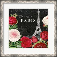 Framed Rouge Paris III Black