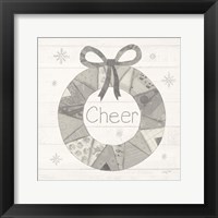 Framed Christmas Patchwork III Neutral