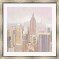 Framed Manhattan in the Mist