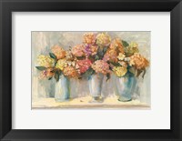 Framed Fall Hydrangea Bouquets