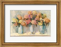 Framed Fall Hydrangea Bouquets