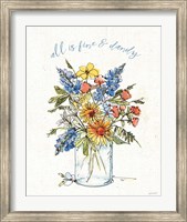 Framed Texas Bluebonnet II