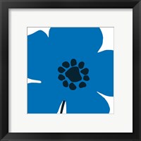 Framed 'Pop Art Floral I' border=