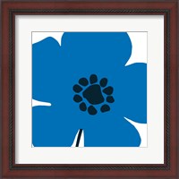 Framed Pop Art Floral I