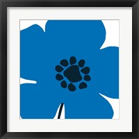 Framed 'Pop Art Floral I' border=