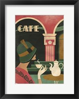 Framed Art Deco Cafe