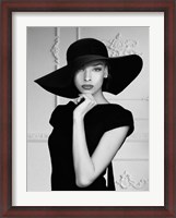 Framed Lady with a Hat