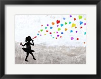 Framed Love Bubbles