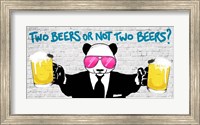 Framed Two Beers or Not Two Beers (detail)