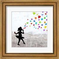 Framed Love Bubbles (detail)