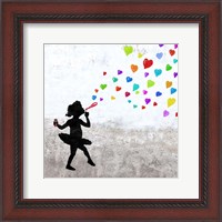 Framed Love Bubbles (detail)