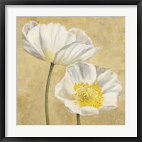 Framed Poppies on Gold II