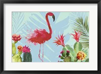 Framed Flamingo in the Mix
