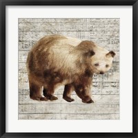 Framed Crossing Bear I