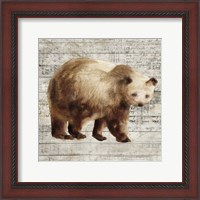 Framed Crossing Bear I