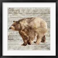 Framed Crossing Bear II