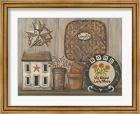 Framed Home Country Shelf