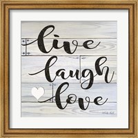 Framed Live, Laugh, Love