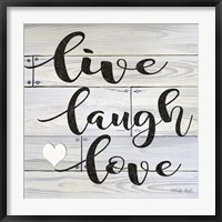 Framed Live, Laugh, Love