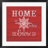 Framed Home is Where the Snow Is