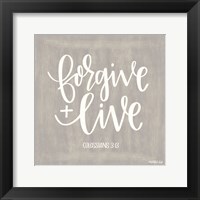 Framed Forgive & Live
